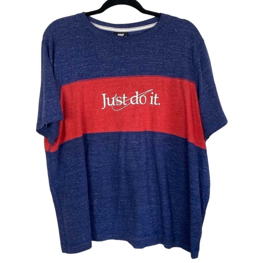 Nike just do it color block T-shirt